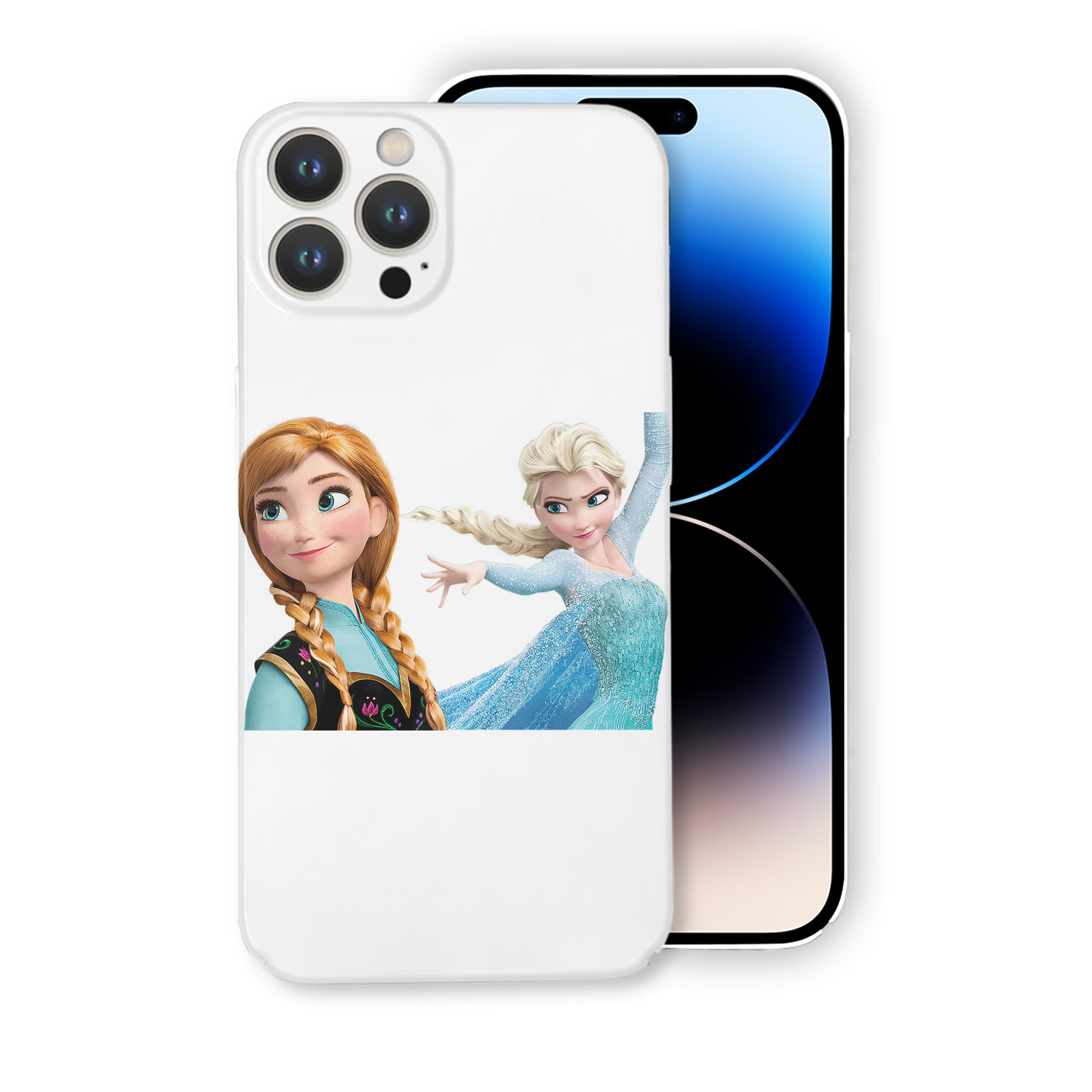 （画像用） アナと雪の女王 アンナ エルサ Frozen Anna Elsa 【iPhone 14シリーズ対応】ハードケース
